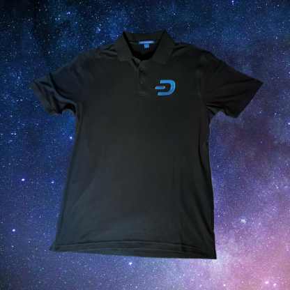 Polo Shirt w/ Black Logo